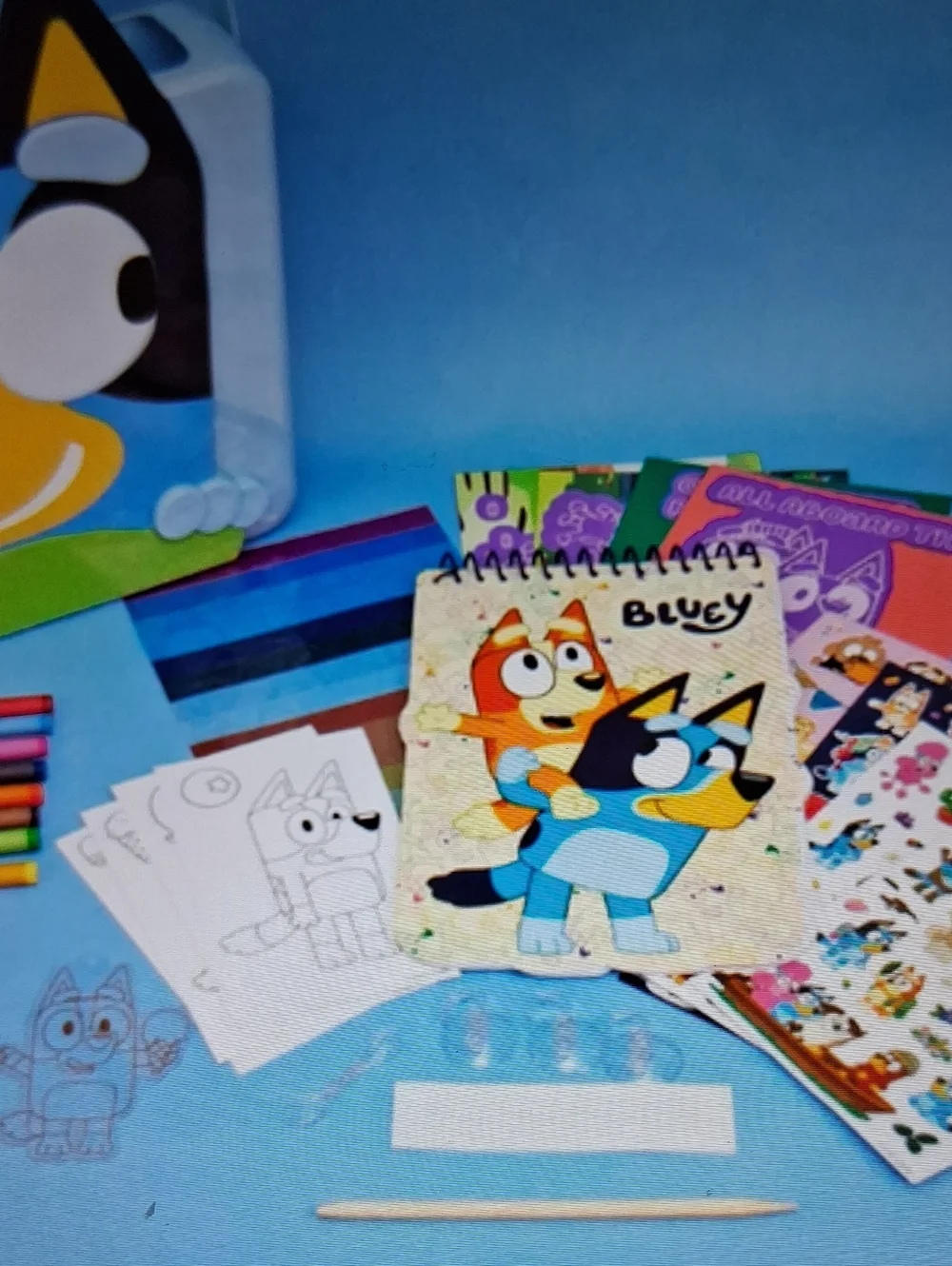 Bluey Creative Caddy All In One Play Set For Ages 3+